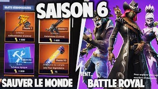 Analyse Complète de la SAISON 6 de Fortnite Battle Royal  Sauver le Monde [upl. by Assetak]