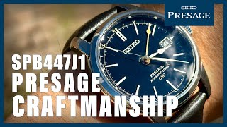 Unboxing The New Seiko Presage SPB447J1 Craftmanship [upl. by Aicilram578]