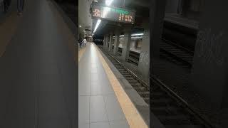 Staz Conca DOro Metro B1 Roma in attesa direz Jonio [upl. by Yetnom]