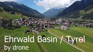 Ehrwald Basin Tyrol by drone 4K [upl. by Glarum]