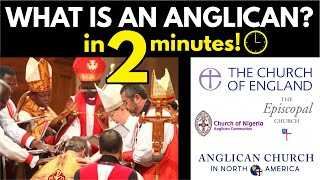 Anglicans Explained in 2 Minutes [upl. by Burne]