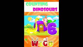 Counting Dinosours  WeGo TV Kids Songs amp Nursery Rhymes short 2 [upl. by Cherrita]