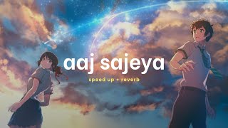 aaj sajeya  goldie sohel  sped up   with anime scenery [upl. by Marice]