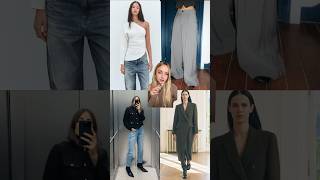 Wełniany garnitur top jesiennestylizacje fashion zara blackfriday wyprzedaż wełna [upl. by Huebner]