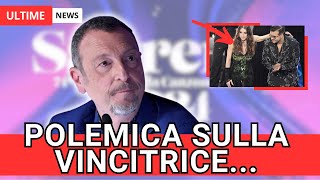 SANREMO 2024 Polemica sulla Vincitrice Non doveva vincere lei loro hanno [upl. by Euqnom]