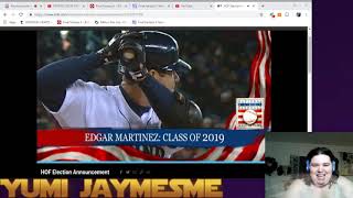 Reacting to the HOF announcement for Edgar Martinez 2019 Lower Your Volume a Tad [upl. by So]