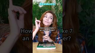 how do you make 7 even number riddles jokes dadjokes shorts english students maths school [upl. by Arremat]