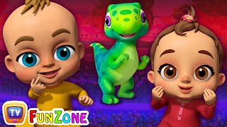 Chubby Cheeks  Baby Songs amp Dinosaur Rhymes for Kids  ChuChu TV Funzone 3D Nursery Rhymes [upl. by Xaviera518]