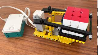 Simplest Cube Solving Scrambling Robot Lego MINDSTORMS 51515 [upl. by Aleydis941]