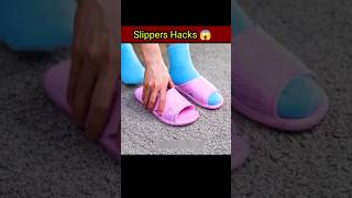 Slippers Hacks 😱shorts trending viralvideo craft Chulbulikiyan [upl. by Tare646]