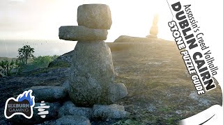 How to Stack DUBLIN Cairn Stones Rock Puzzle Solution Assassins Creed Valhalla [upl. by Sedecram]