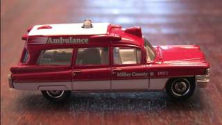 CGR Garage  63 CADILLAC AMBULANCE Matchbox car review [upl. by Edecrem]