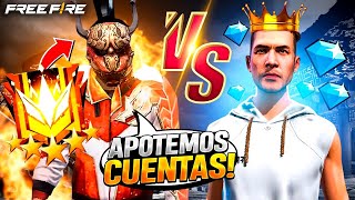 TOP GLOBAL 1 ME APUESTA SU CUENTA CHETADA EN 1 VS 1 😈 mi nueva cuenta  FREE FIRE  ASSIAS FF [upl. by Mohsen121]