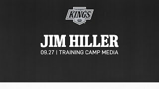 Head Coach Jim Hiller  0927 LA Kings Training Camp Media Availability [upl. by Nemrac]