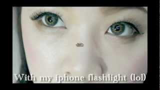 Freshkon quotMisty Greyquot Contact Lense Review [upl. by Teemus997]