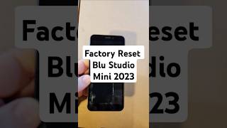 Factory Reset Hard Reset Blu Studio Mini 2023 [upl. by Aicirtan]