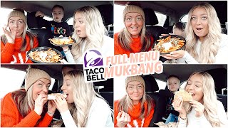 TACO BELL Family Mukbang Entire Menu [upl. by Namron]