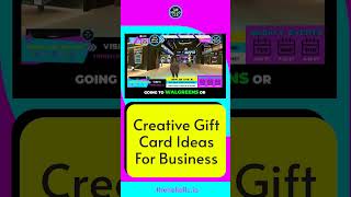 Creative Gift Card Ideas for Business [upl. by Annaoj]