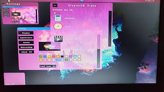 CrystalOS Alpha setup but on bare metal Is it any good  COSMOS C [upl. by Laet]