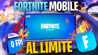 ¡¡LLEVANDO FORTNITE MOBILE AL LÍMITE PRUEBAS EXTREMAS 🔥  BLACKVIEW A100 [upl. by Elton]