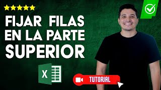 Cómo FIJAR FILAS en la PARTE SUPERIOR Inmovilizar filas o columnas  ✅Mantén tus datos visibles📊 [upl. by Htedirem]