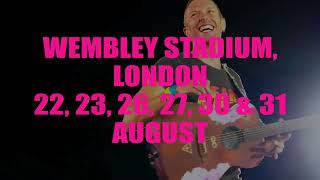 Coldplay London amp Hull August 2025 [upl. by Noli12]