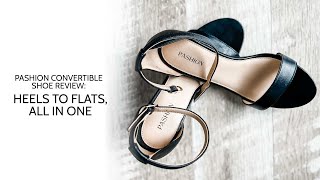 Heels To Flats All In One Pashion Convertible Shoe Review [upl. by Ibmat]