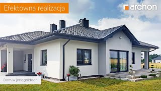 Dom w jonagoldach – Efektowna realizacja I ARCHON Projekty Domów [upl. by Fritz622]