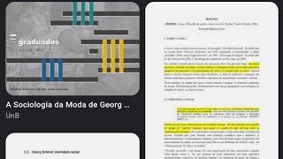 A sociologia da moda de Georg Simmel Indivíduo massa e diferenciação social ResumoPalavraschave [upl. by Nylknarf]