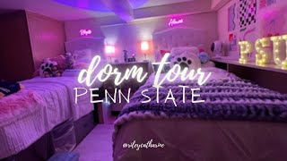 REALISTIC FRESHMAN YEAR DORM TOUR AT PENN STATE pollock halls [upl. by Colis492]