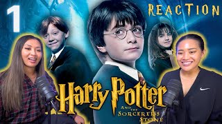 Into the Potterverse Our First Movie Reaction to Harry Potter and the Sorcerers Stone 🔮🧙🏼‍♂️ [upl. by Einnov]