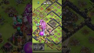 Sick gameplay new balloon coc😲😝 music clashofclans phonk games ytshorts [upl. by Elata]