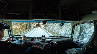 Nesbyen and Oslo CV Truck Driving Norway 4K60 Volvo FH540 [upl. by Alisia]