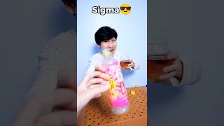 SIGMA FRUIT TEA food asmr mukbang [upl. by Mayne804]