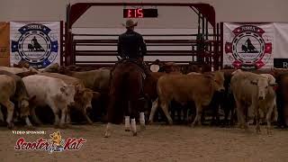 Meyze Cat amp Clayton Edsall  2023 NSHA Open Futurity  Herd Work [upl. by Mcarthur]