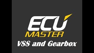 HowTo  VSS and Gearbox on the ECUMASTER EMU and EMU BLACK [upl. by Yregram]