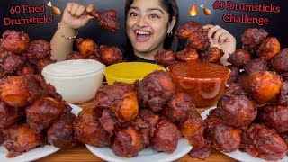 60 SPICY CHICKEN DRUMSTICKS EATING CHALLENGE  FRIED CHICKEN DRUMSTICKS EATING CHALLENGE  MUKBANG [upl. by Laraine264]