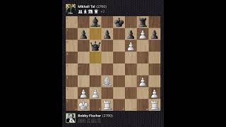 Bobby Fischer vs Mikhail Tal  Bled 1961 [upl. by Enyrb]