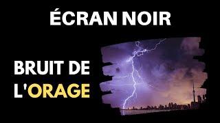 BRUIT DORAGE amp ÉCRAN NOIR Pour Dormir 10 Heures ⚫⚡ ASMR [upl. by Assyle]