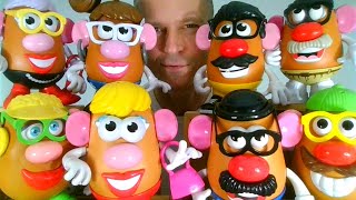 Comparing All Different Mr amp Mrs Potato Head Epic Collection Classic 80s amp Modern Unboxing Review [upl. by Niwre]