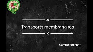 Biophysique Transports membranaires [upl. by Girardi999]