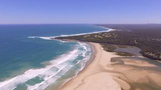 Drone  Mallacoota Bastion Point Surf Beach [upl. by Mccafferty706]