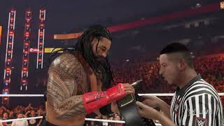 After Solo Sikoa Roman Reigns fight agains Cody Rhodes in Ambulance Match on WWE 2K24 [upl. by Rodge459]