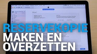 Reservekopie maken en overzetten  Fixjenl [upl. by Artnoed]