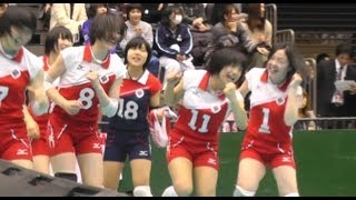 春高ﾊﾞﾚｰ 下北沢成徳 東京 vs 熊本信愛女 女子準決勝 2013112 [upl. by Whipple]