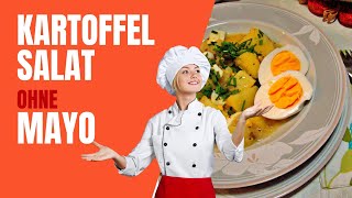 Kartoffelsalat ohne Mayo Rezept  Kartoffelsalat mit Essig und Öl [upl. by Nairrod]