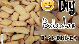 DIY bolacha d amoníaco  DELICIOSAA  Ingrid [upl. by Pia]