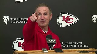 Defensive Coordinator Steve Spagnuolo talks ahead of Chiefs Divisional playoff matchup with the B [upl. by Wilhide883]