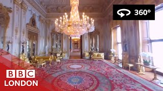 360° Video Buckingham Palace Tour  BBC London [upl. by Grose755]