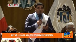 Trujillo Municipalidad Provincial no llega al 60 de ejecución presupuestal [upl. by Adnama]